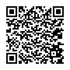 QR-koodi puhelinnumerolle +12036805713