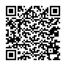 QR код за телефонен номер +12036834557