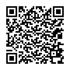 QR-koodi puhelinnumerolle +12036838155