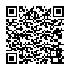 QR-koodi puhelinnumerolle +12036840932