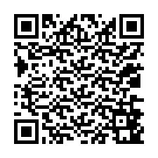 QR-koodi puhelinnumerolle +12036841458