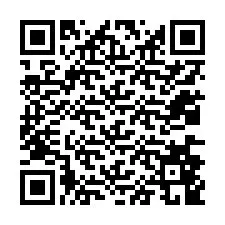 QR-koodi puhelinnumerolle +12036849707