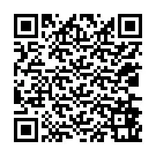 QR код за телефонен номер +12036861928