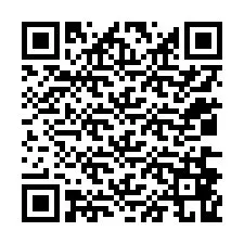 QR kód a telefonszámhoz +12036869244