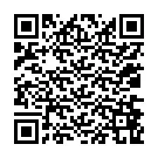 QR kód a telefonszámhoz +12036869248