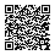 QR Code สำหรับหมายเลขโทรศัพท์ +12037194436