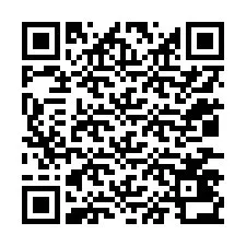 Codice QR per il numero di telefono +12037432784