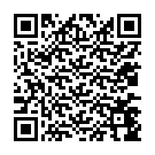 Codice QR per il numero di telefono +12037446716