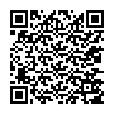 QR Code สำหรับหมายเลขโทรศัพท์ +12037507686