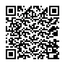 Código QR para número de teléfono +12038000608