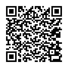 QR код за телефонен номер +12038033137