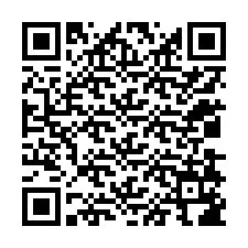 Código QR para número de teléfono +12038186454