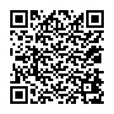 QR-koodi puhelinnumerolle +12038427149