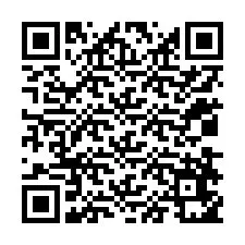 Kode QR untuk nomor Telepon +12038651610