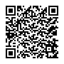 Kode QR untuk nomor Telepon +12038651619