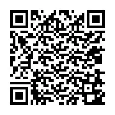 Codice QR per il numero di telefono +12038742016