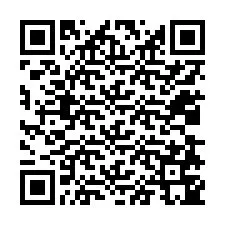 Kod QR dla numeru telefonu +12038745123