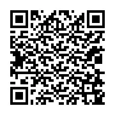 Código QR para número de teléfono +12038745125