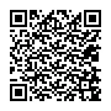 QR-koodi puhelinnumerolle +12038745127