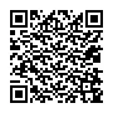 Código QR para número de telefone +12038745247