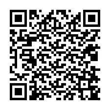 QR kód a telefonszámhoz +12038745252