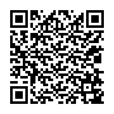 Kode QR untuk nomor Telepon +12038747524