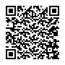 QR код за телефонен номер +12038747526