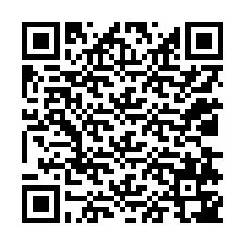 Código QR para número de telefone +12038747528