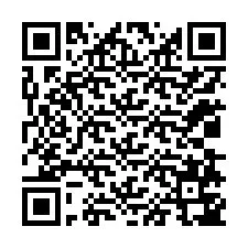 Codice QR per il numero di telefono +12038747531