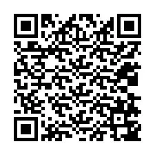 Kod QR dla numeru telefonu +12038747533