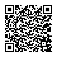 QR-Code für Telefonnummer +12038747534