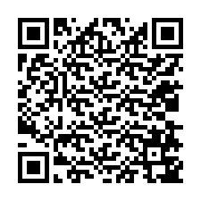 QR Code pour le numéro de téléphone +12038747536