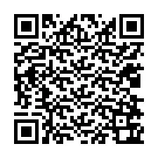 QR-code voor telefoonnummer +12038762262