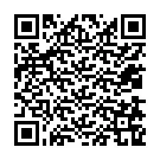 Código QR para número de teléfono +12038769107