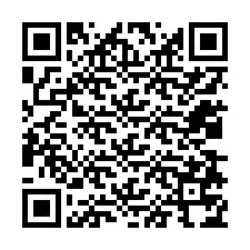 QR-code voor telefoonnummer +12038774197