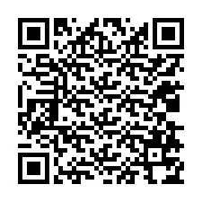 QR Code pour le numéro de téléphone +12038774572