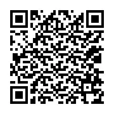 QR-Code für Telefonnummer +12038774579