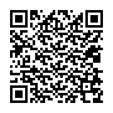 QR-code voor telefoonnummer +12038778063