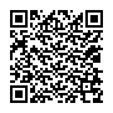 QR код за телефонен номер +12038778069