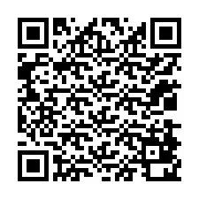 QR-code voor telefoonnummer +12038820445