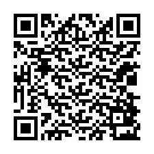 QR-koodi puhelinnumerolle +12038823675