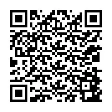 QR Code สำหรับหมายเลขโทรศัพท์ +12038843344