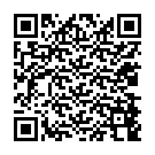 Código QR para número de telefone +12038848496