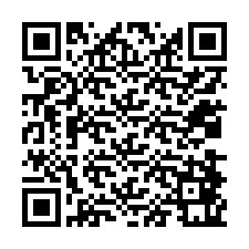 QR-koodi puhelinnumerolle +12038861213