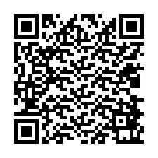 Kode QR untuk nomor Telepon +12038861226