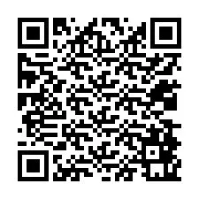 Código QR para número de telefone +12038861593