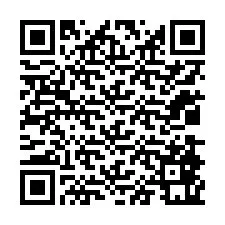 QR-kood telefoninumbri jaoks +12038861945
