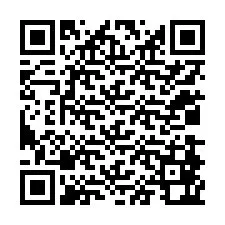 QR код за телефонен номер +12038862044