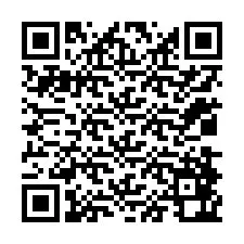 QR код за телефонен номер +12038862641