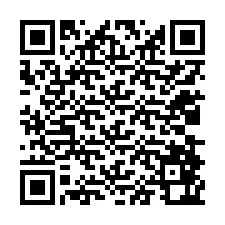 Codice QR per il numero di telefono +12038862736